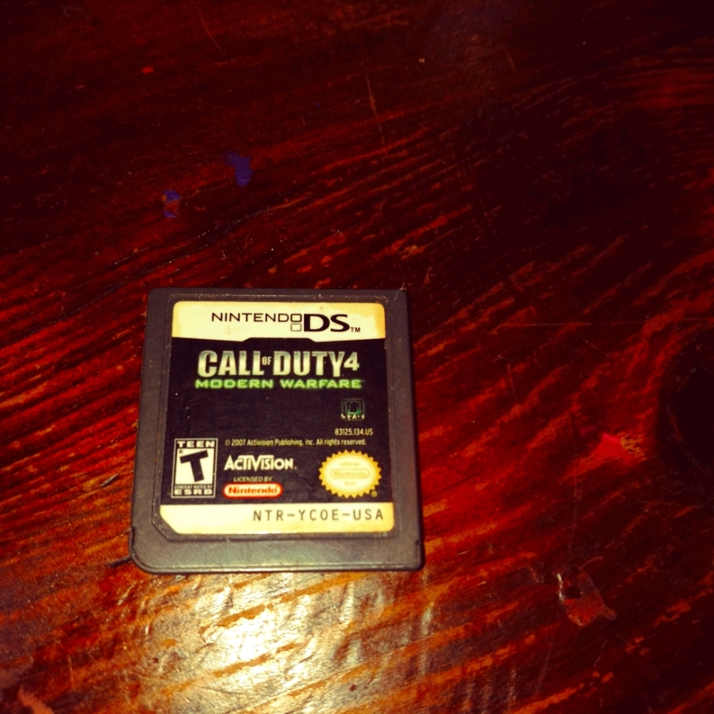 Game boy call of duty 4 game